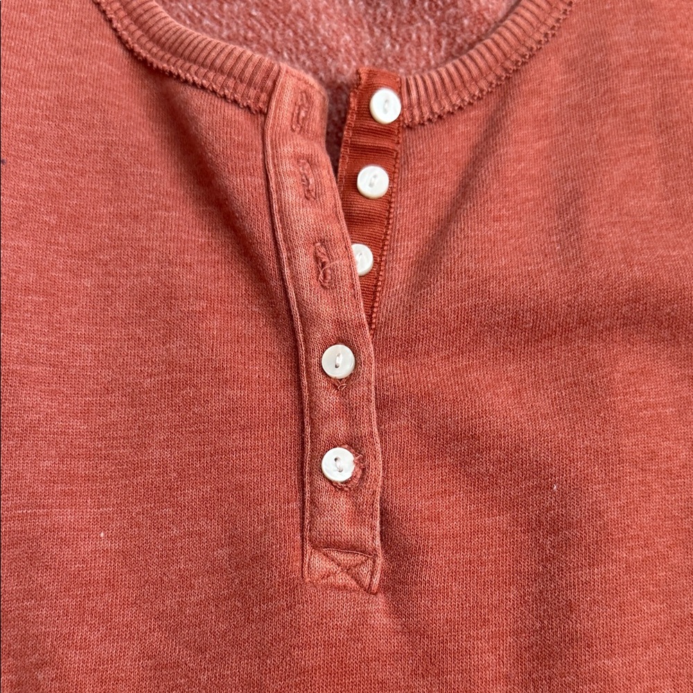 AERIE SLEEVELESS RUST DRAWSTRING ROMPER - Picture 5 of 12